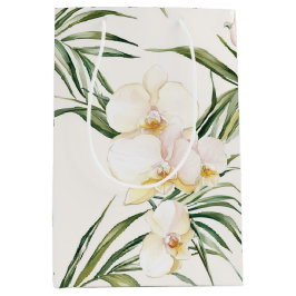 Tropical White Orchid Flowers Möhippa