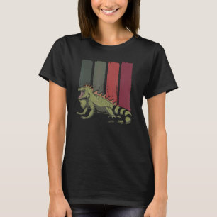 Tropical Wildlife Lizard Animal Reptile Retro Igua T Shirt