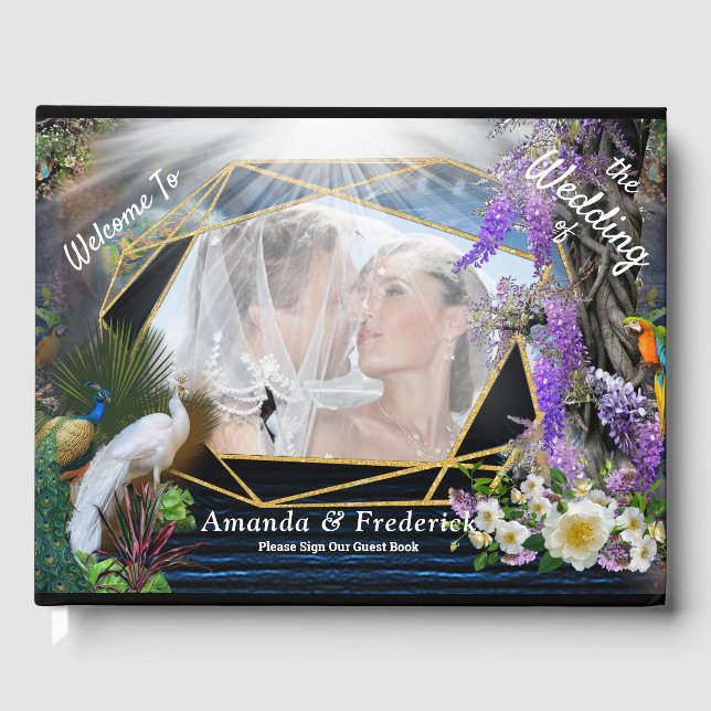 Tropical Wisteria Paradise vid Golden Palace Gästböcker (Framsida)