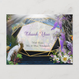 Tropical Wisteria Paradise vid Golden Palace Vykort