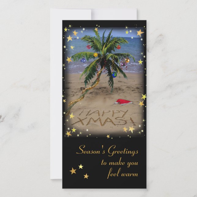 Tropical X-mas Julkort (Framsida)