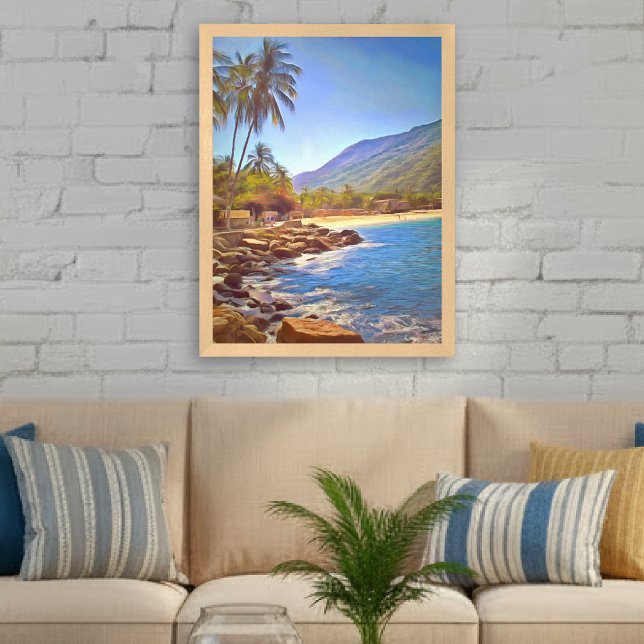 Tropical Yelapa Beach Mexiko 761 Konsttryck Poster (Skapare uppladdad)