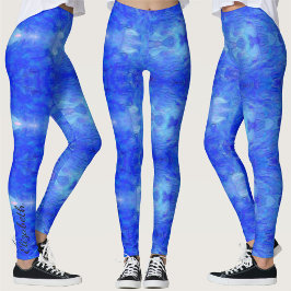 Tropical Yelapa Vatten Patterned 0819 Leggings