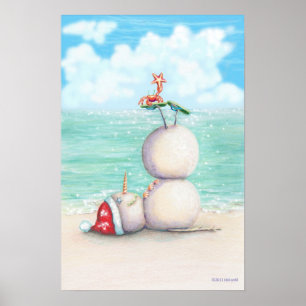 Tropical Yoga Poster av idyl-wyld design, dynor up