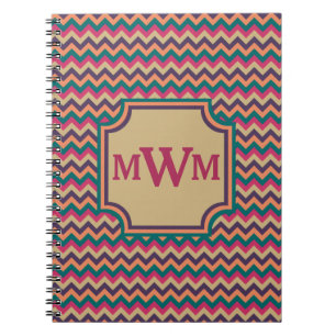 Tropical Zigzag Notebook Anteckningsbok