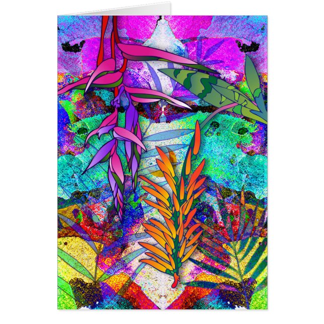 "Tropicale Hälsningskort (Framsidan)