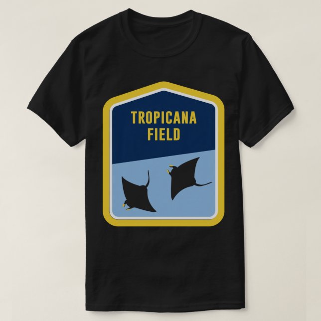Tropicana Fält Sticker T Shirt (Design framsida)