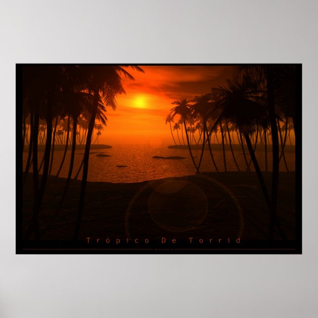 Trópico De Torrid Poster (Framsidan)