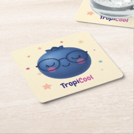 TropiCool Blueberry - Sweet & Coola Bord accent Underlägg Papper Kvadrat