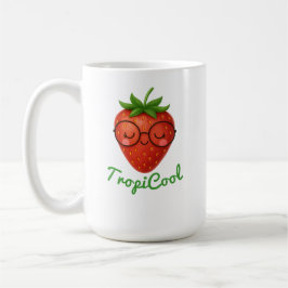 TropiCool Strawberry - Cute & Fresh Summer Vibe Kaffemugg
