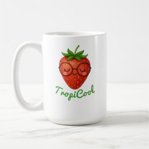 TropiCool Strawberry - Cute & Fresh Summer Vibe Kaffemugg