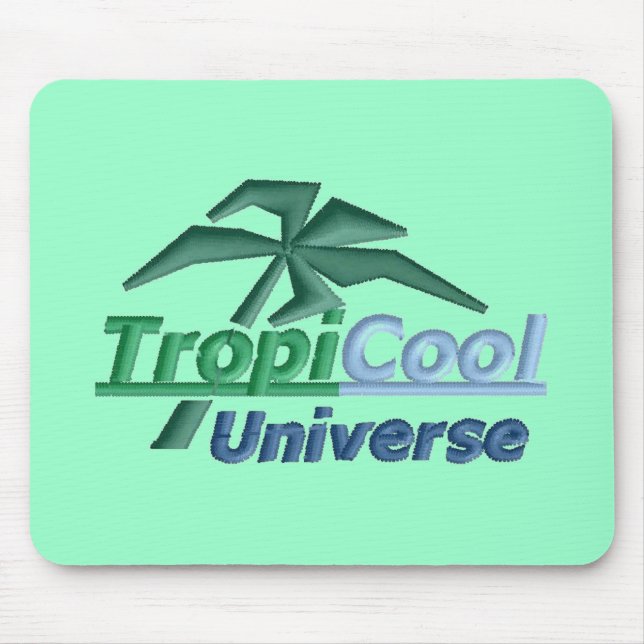 TropiCoolUniverse mousad (grönt) Musmatta (Framsidan)
