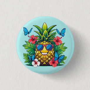 Tropik Ananas Butterfly Hibiscus Knapp