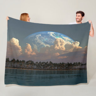Tropik av Aquarius Fleece Blanket