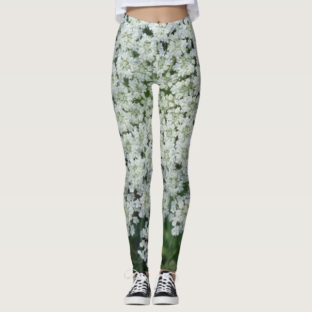 Tropik Blombalkar Leggings (Framsida)