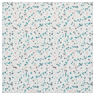 Tropik Breeze Teal & Rosa Confetti Dots Mönster Tyg