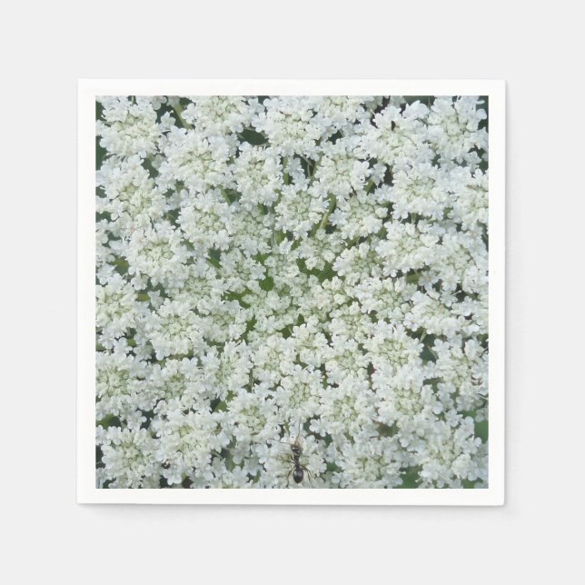 Tropik Flower Standard Cocktail Papper Napkins Pappersservett (Framsidan)