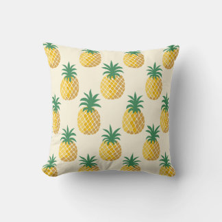 Tropik Guld Pineapple Gult Hues Kudde