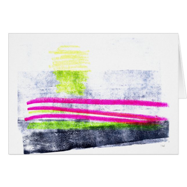 Tropik Midnight Hälsningskort (Framsidan Horizontal)