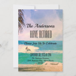 Tropik Pension Event Party Couple's Firate Inbjudningar