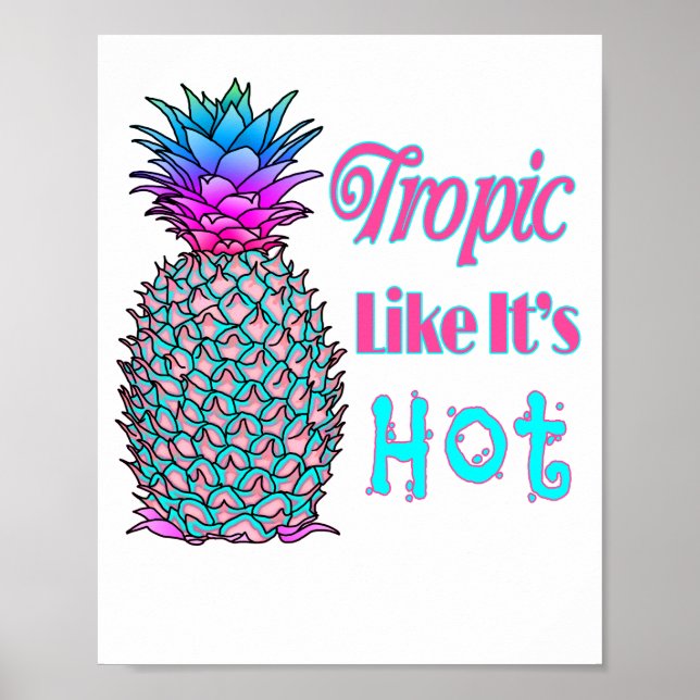 Tropik som dess Hett Kustanas Poster (Framsidan)