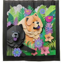 TROPIK TANGO röd svart chow