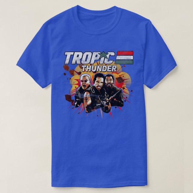 Tropik Thunder i nöd T Shirt (Design framsida)