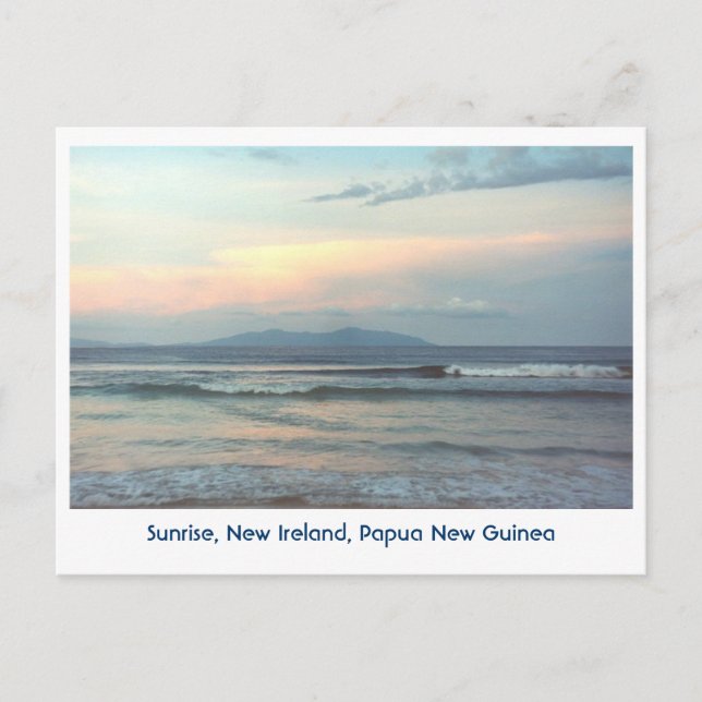 Tropikar, sunnus, Papua Nya Guineas vykort (Framsida)