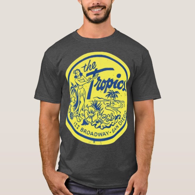 Tropikarna - San Diego, CA T Shirt (Framsida)