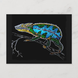 Tropiken Animal Chameleon Vykort