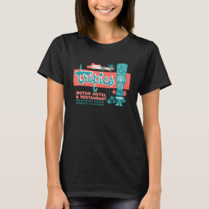 Tropikerna Motor Hotel Hawaiian Stil Tiki Pub 50s T Shirt