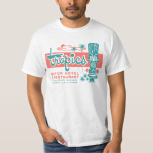 Tropikerna Motor Hotel/Hawaiian Stil/Tiki Pub  T Shirt