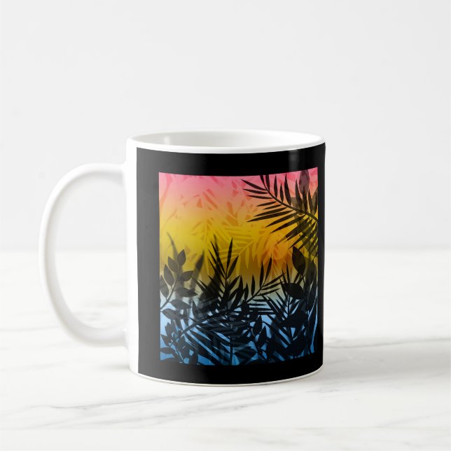 tropikernor, sommar kaffemugg (Vänster)