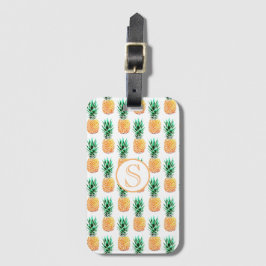 Tropisk Ananas Bagagelapp