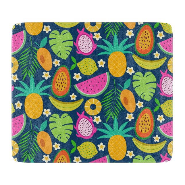 Tropisk Ananas Banan vattenmelon Frukter  (Framsidan)