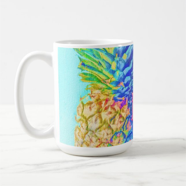 Tropisk Ananas Kaffemugg (Vänster)