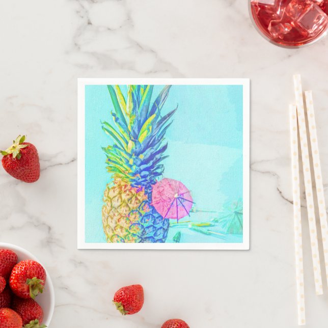Tropisk Ananas Pappersservett (Insitu)