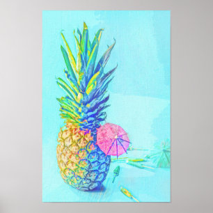 Tropisk Ananas Poster