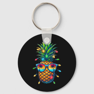 Tropisk Ananas SoL Julbelysning Xmas In Nyckelring