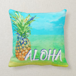 Tropisk ananasstrand Aloha Kudde