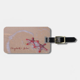 Tropisk and,Red Starfish Bagagebricka