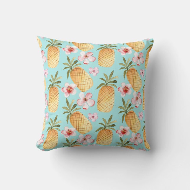 Tropisk återutformning med ananas kudde (Framsida)
