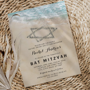 Tropisk Bat Mitzvah Inbjudningar