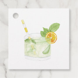 Tropisk Beach Cocktail Bröllop Gåvor Etiketter