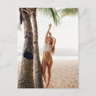 TROPISK BEAUTY! Sexy Bikini-modellfoto Vykort