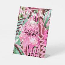 Tropisk blomma i Life Bröllop Buffet