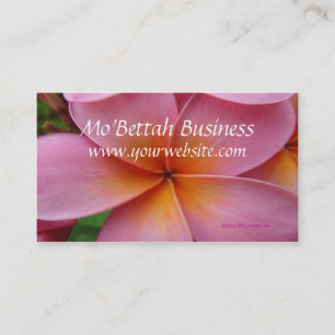 Tropisk blommaanpassningsbar BusinessCards för Visitkort