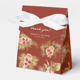 Tropisk Blommig Vintage Bröllopsdusch Presentaskar