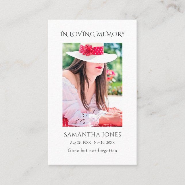 Tropisk Blommigt Beach Firande of Life Prayer Visitkort (Framsida)