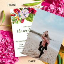 Tropisk Blommigt, ön Hibiscus Photo Bröllop